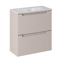 WASCHTISCHKOMBI 80 cm 2 Teile Nova Cashmere N BM213 in Kaschmir/Matt - Kaschmir, Holz (80/57/40cm)