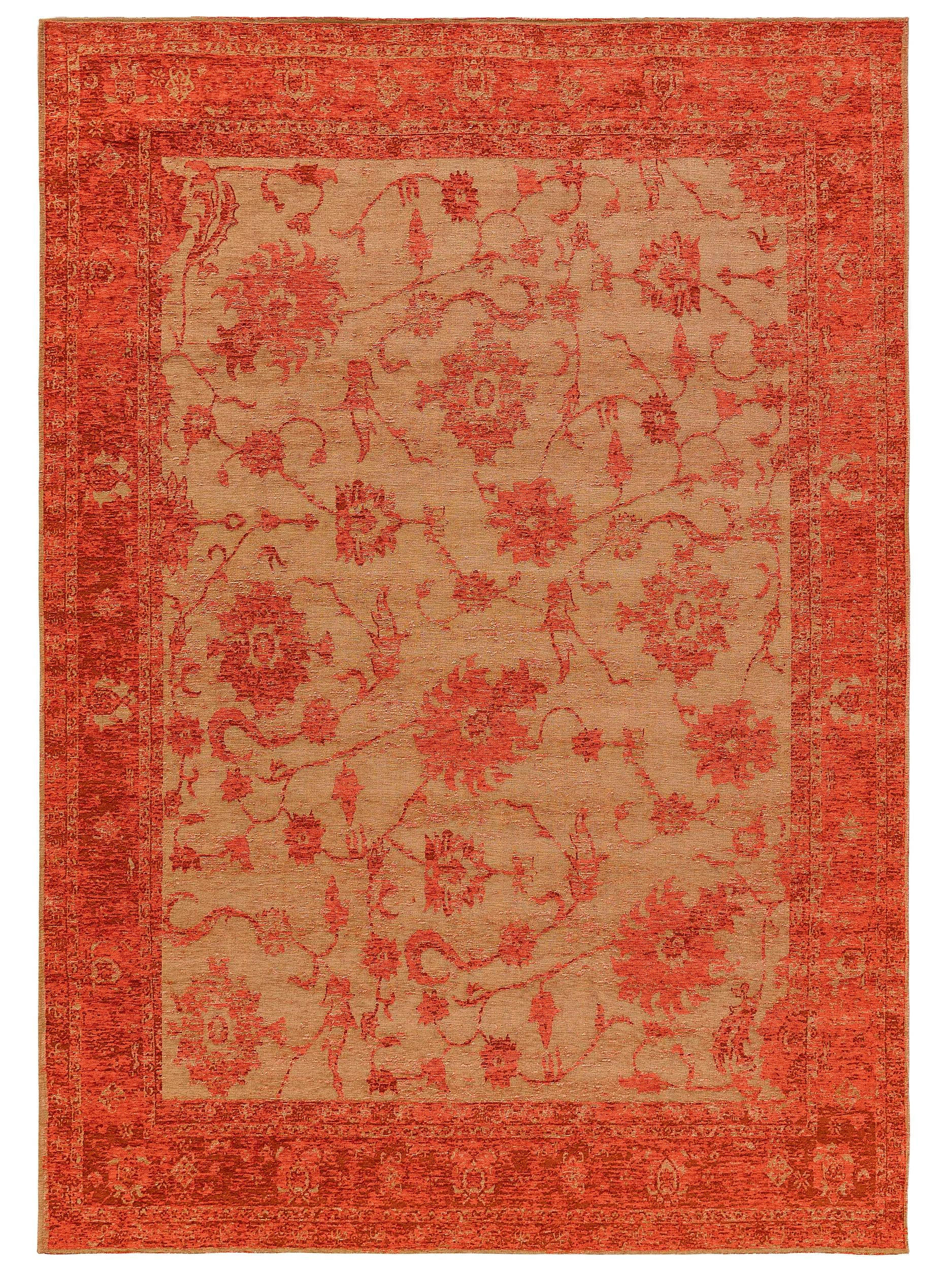 benuta Flachgewebeteppich Rot 160x235 cm