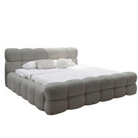 POLSTERBETT 140x200 DALIA Dunkelgrau - Grau, Holzwerkstoff (140/200cm) - Compleo24