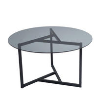 COUCHTISCH Mia Schwarz - Schwarz, Metall (75/75/45cm) - Concept Usine