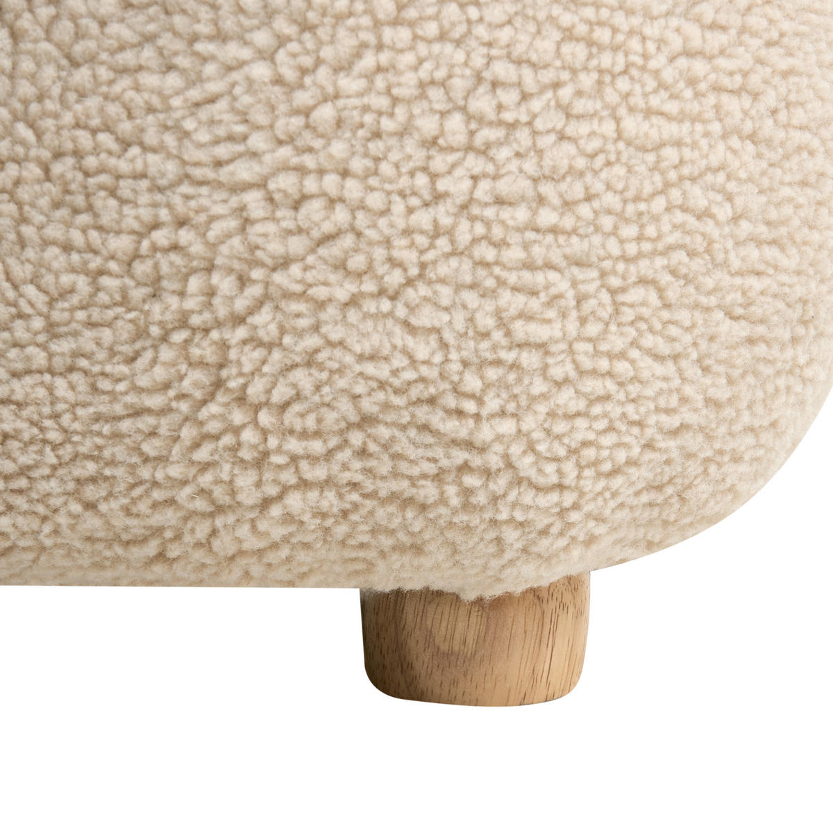 KINDERSESSEL Hellbeige Lulea - Beige/Braun, Textil (50/75/54cm) - Beliani