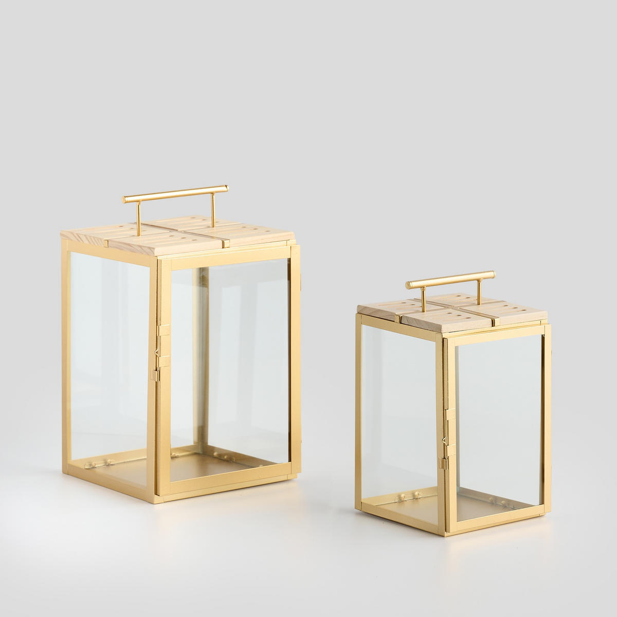 LATERNE Mirt - Goldfarben, Metall (24/40/23cm) - home&you