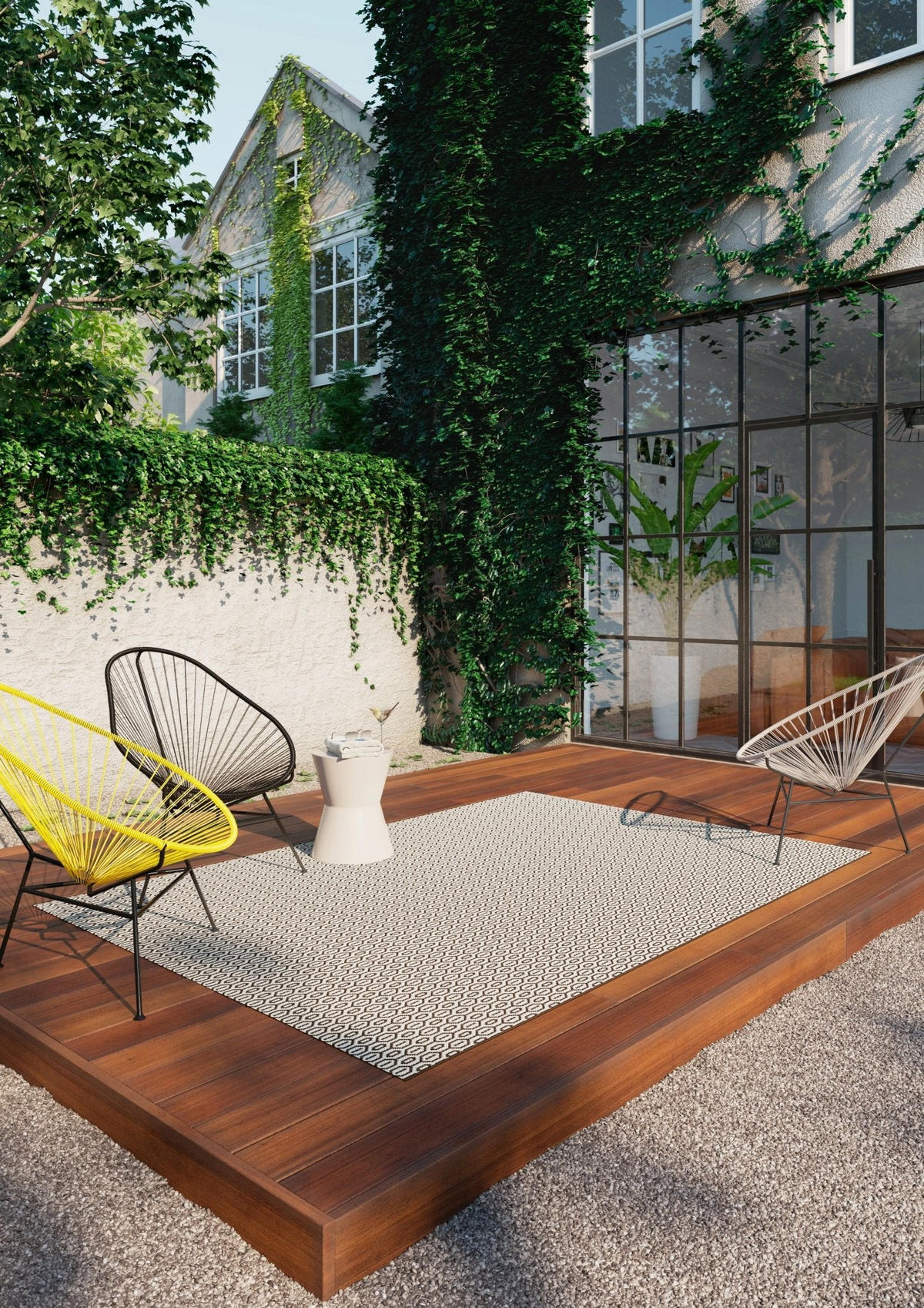 TEPPICH für Innen und Außen bruin - Braun, Textil (160/230cm) - AFK Living