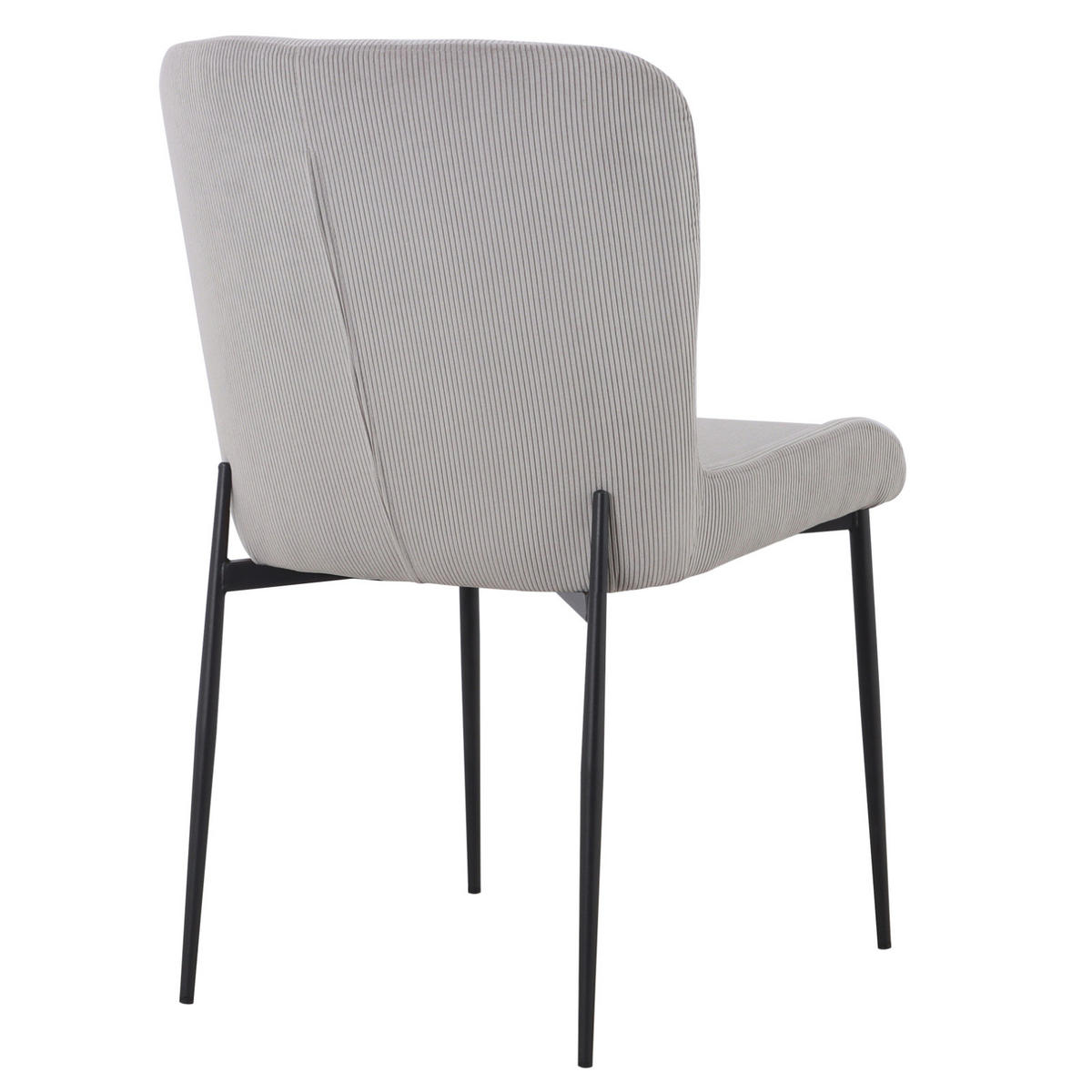 ESSZIMMERSTÜHLE 2er Set FREDDIE Hellgrau - Hellgrau, Textil (48/83/56cm) - SVITA
