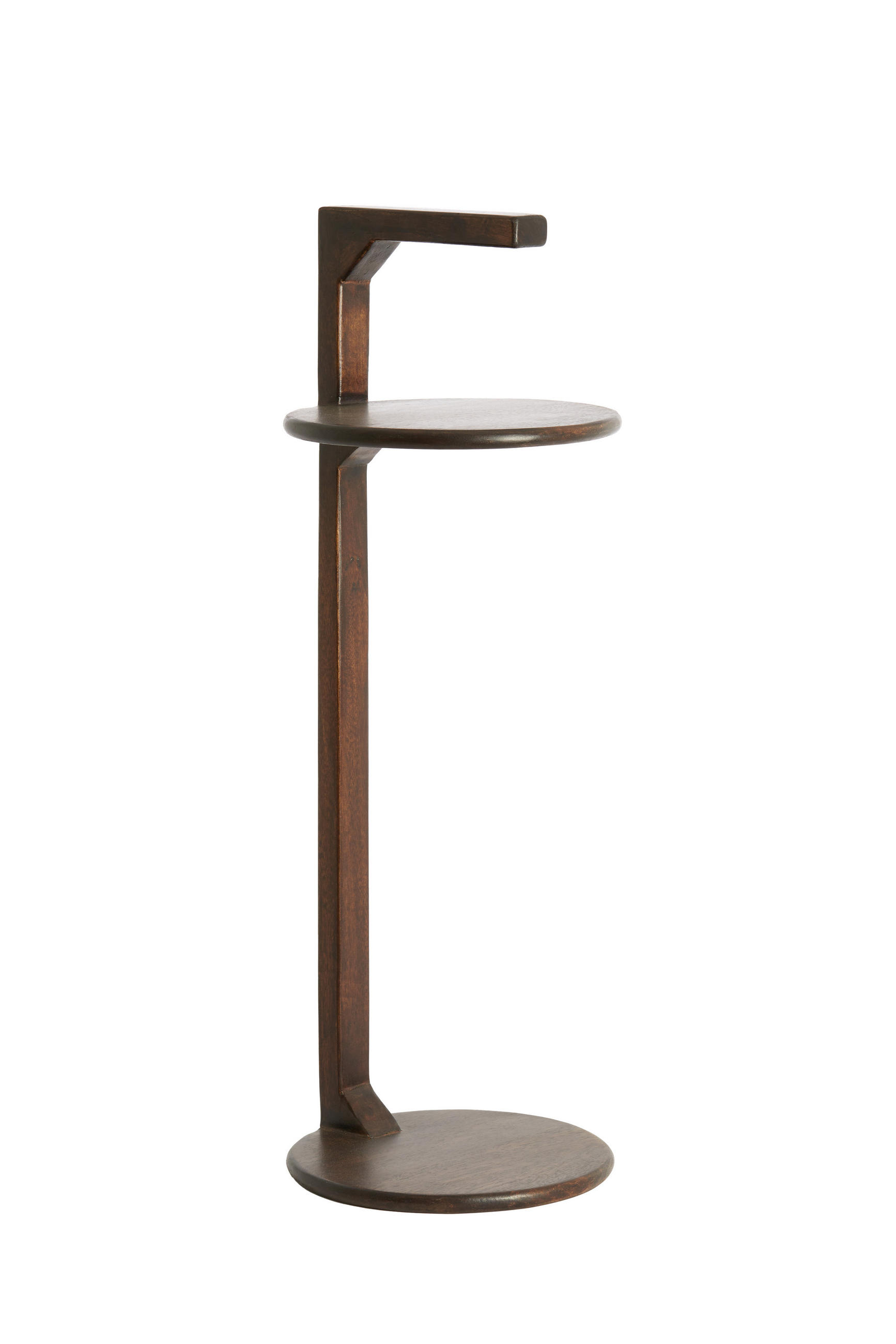 BEISTELLTISCH Delmino Braun 26/26/77 cm - Braun, Holz (26/26/77cm) - Light & Living