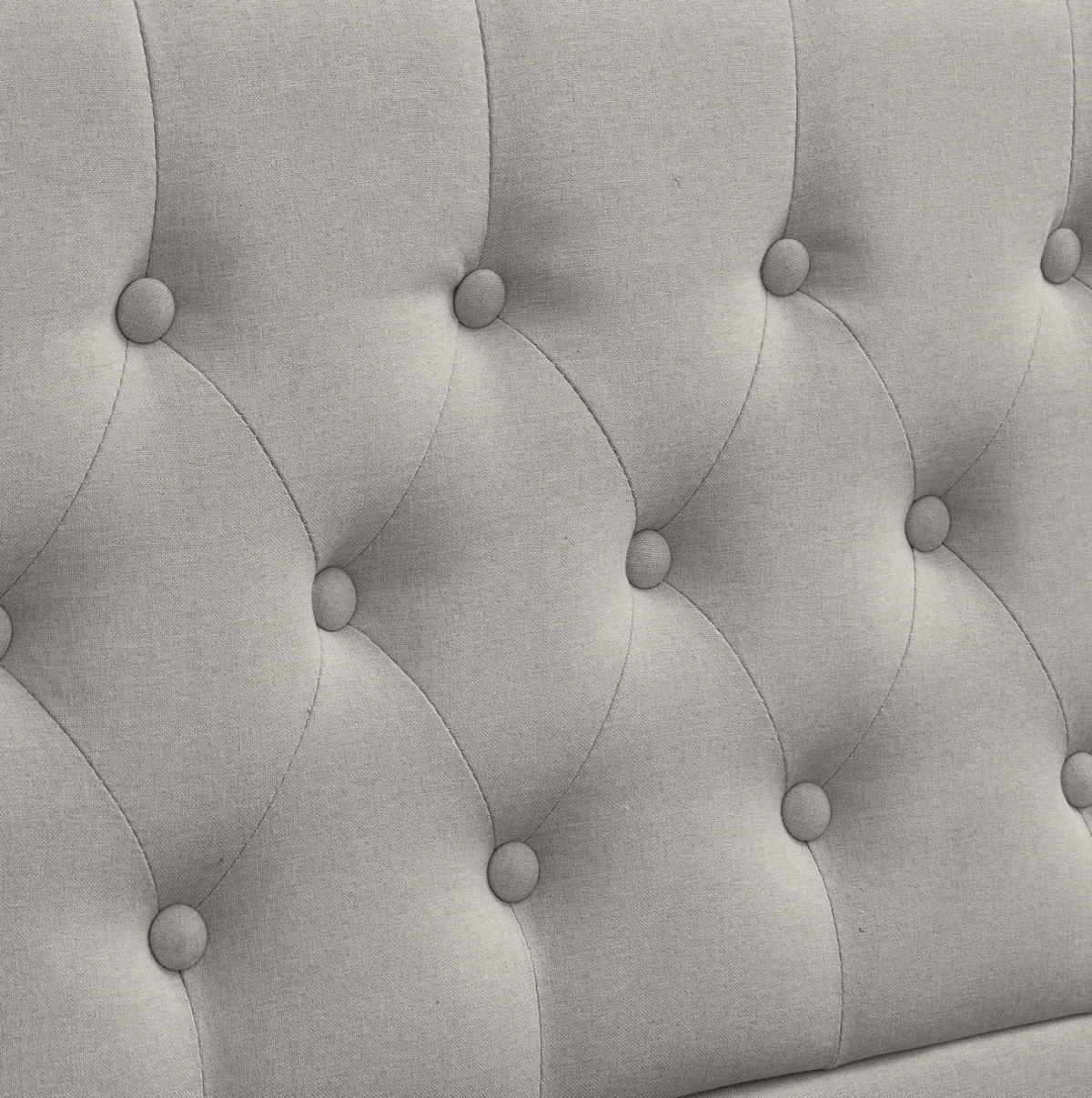 POLSTERBETT mit Baumwolle-Leinen-Bezug 180x200 cm Grau mit Bettkasten und Lattenrost - Grau, Textil (180/200cm) - IVMEU