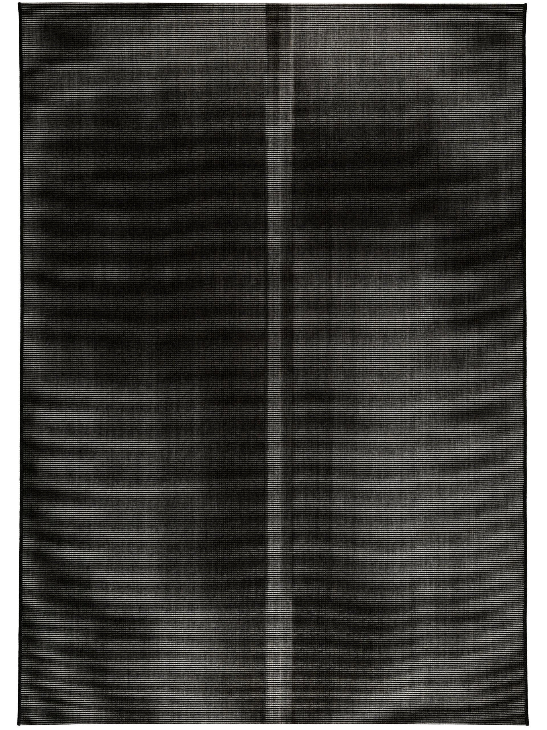 OUTDOORTEPPICH Metro Schwarz 120x170 cm - Schwarz, Textil (120/170cm) - benuta Nest