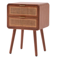 NACHTTISCH Rechteckig Braun 40 x 36 x 64 cm - Braun, Holz (42/62/34cm) - Nordlys