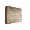 SCHIEBETÜRENSCHRANK - ELBA II Sonoma - Sonoma Eiche, Holzwerkstoff/Metall (250/218/61cm) - Möblo