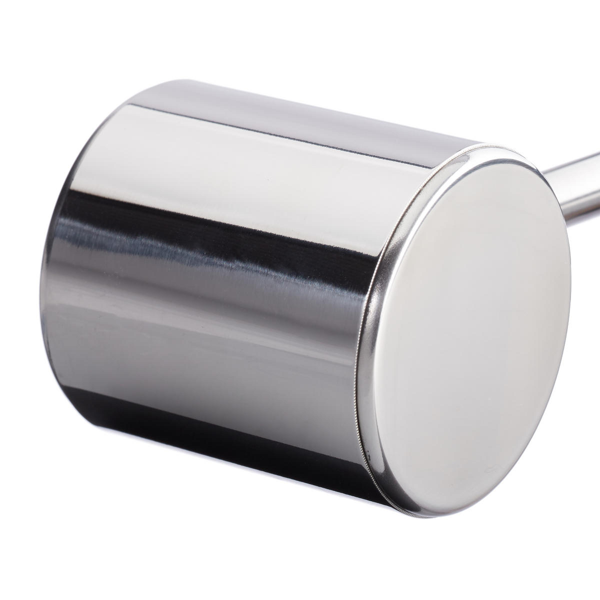 FLEISCHKLOPFER - Silberfarben, Metall (6cm) - Relaxdays