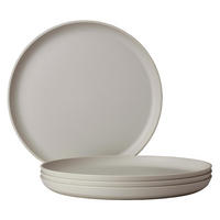 ESSTELLER Silueta Nordic White ø 26 cm 4er Set - Weiß, Kunststoff (26cm) - Mepal