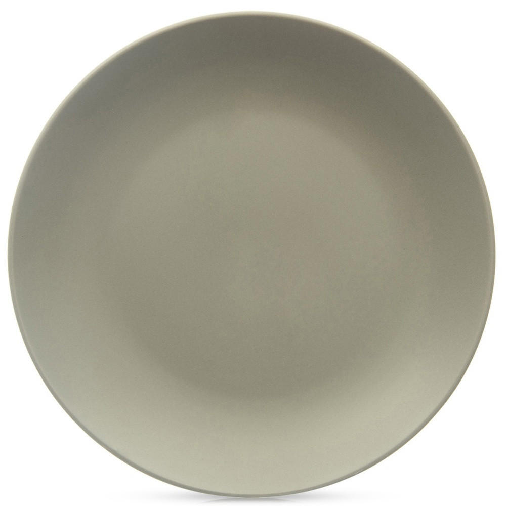 SPEISETELLER flach matt grün - Grün, Keramik (27/27/3cm) - Orion 