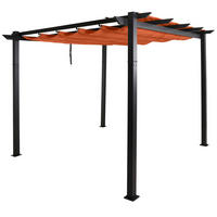 PERGOLA Rotbraun - Rotbraun, Textil (300/240/300cm) - MCW