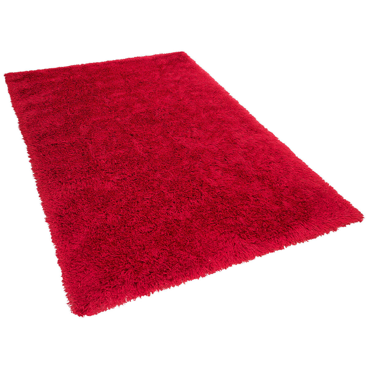 SHAGGY-TEPPICH Cide 300/200 cm - Rot, Kunststoff (200/300cm) - Beliani