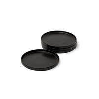 SPEISETELLER Luxe 4er Set - Schwarz, Keramik (29.2/13.6/30cm) - MIAMIO