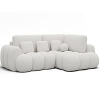 ECKSOFA COZION L-Form mit Schlaffunktion & Bettkasten – Modernes 3-Sitzer Sofa, HR-Kaltschaum, Wellenfederung, 267 × 165 cm - Champagner/Schwarz, Kunststoff (267/165cm) - Wohnideebilder