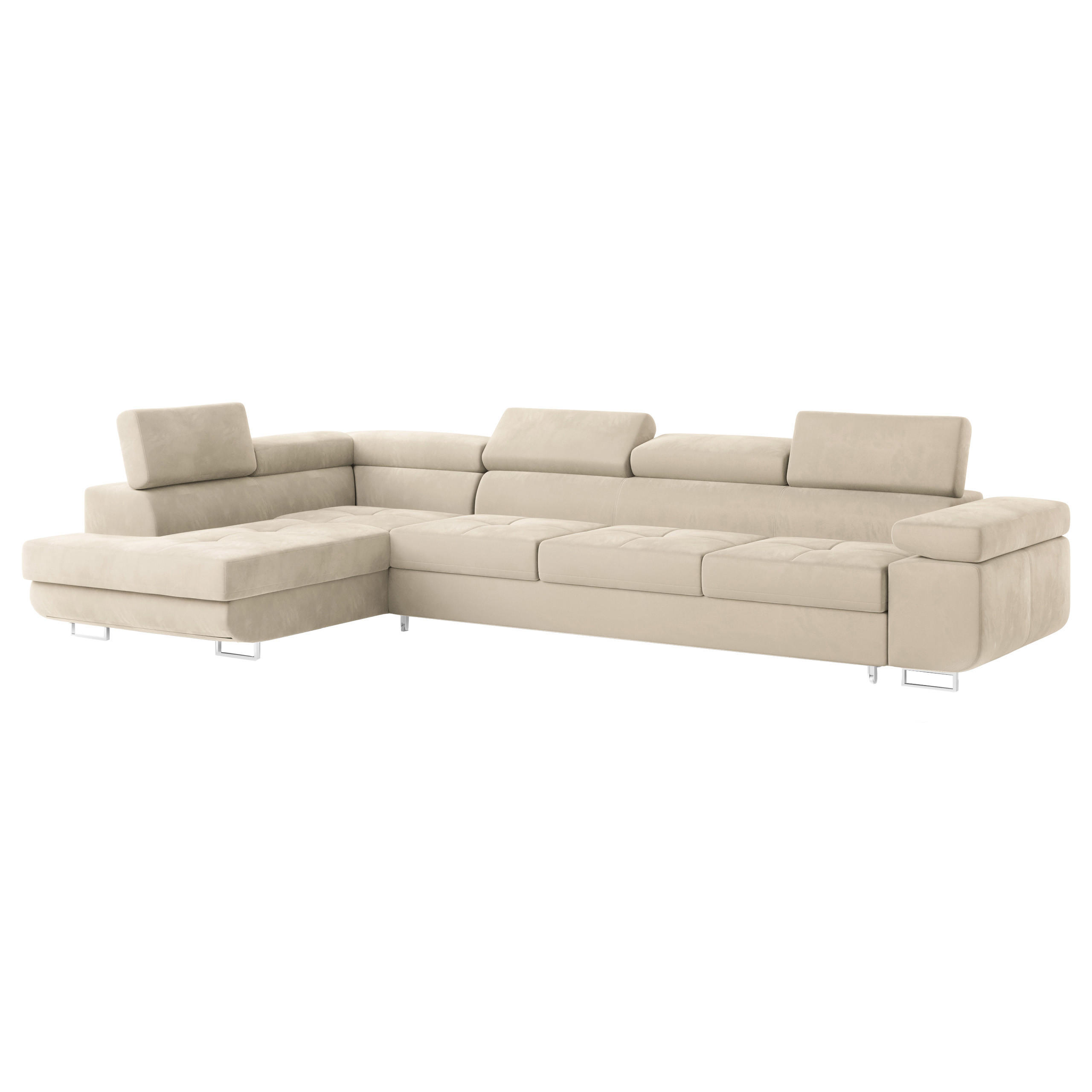 Masseno Ecksofa Creme 346x202 cm