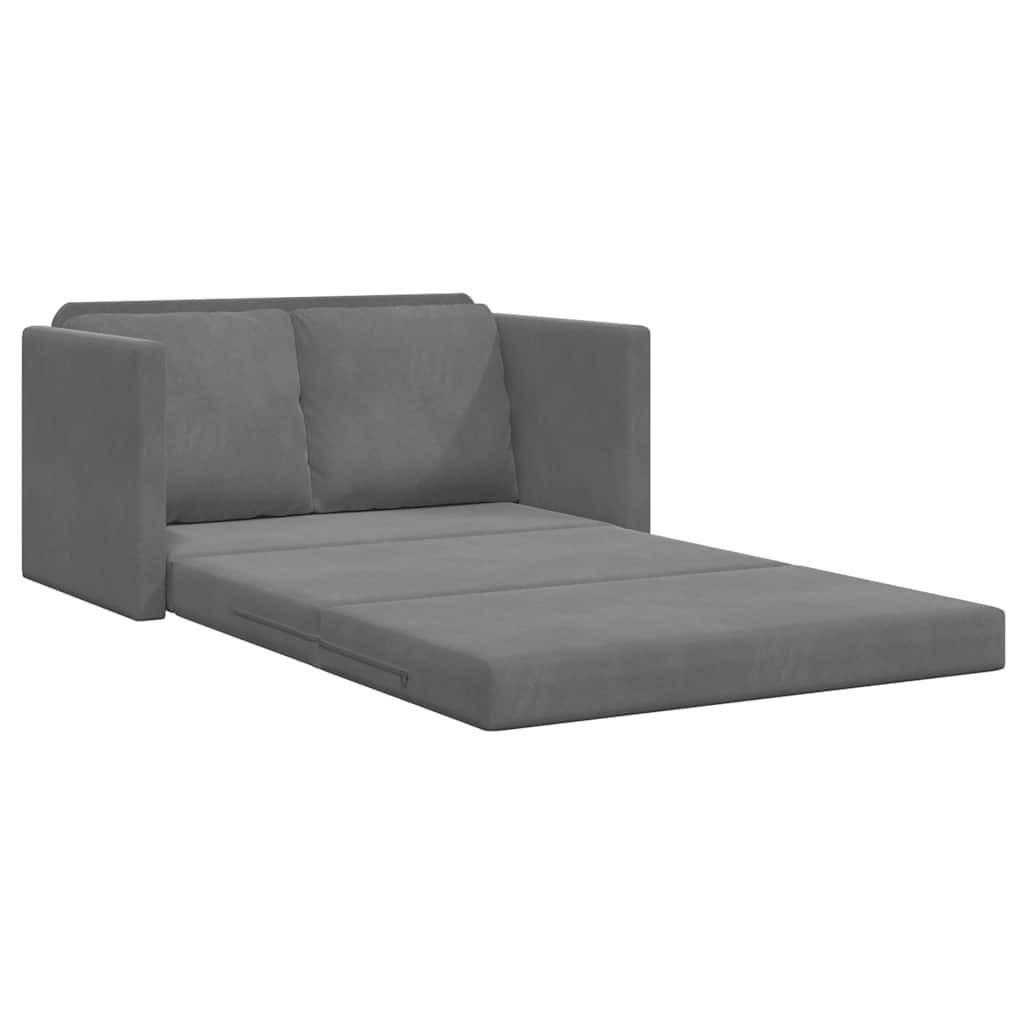 SCHLAFSOFA Brown - Dunkelgrau, Naturmaterialien (122/70/55cm) - Nettlife
