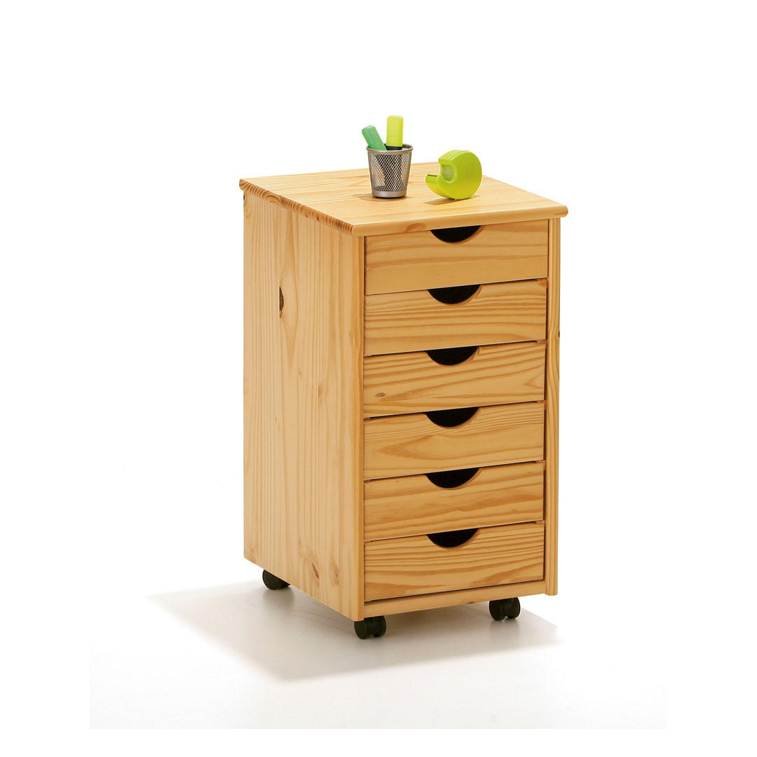 KOMMODE Holz - Naturfarben, Holz (35/65/40cm) - ebuy24