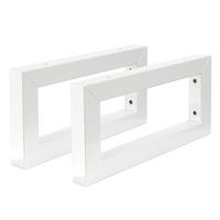 WANDKONSOLE - Weiß, Metall (15/3/30cm) - ML-DESIGN
