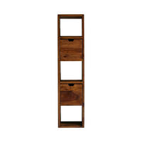 HOCHSCHRANK Kwarto Braun aus Palisander - Braun, Holz (35/150/30cm) - Tikamoon