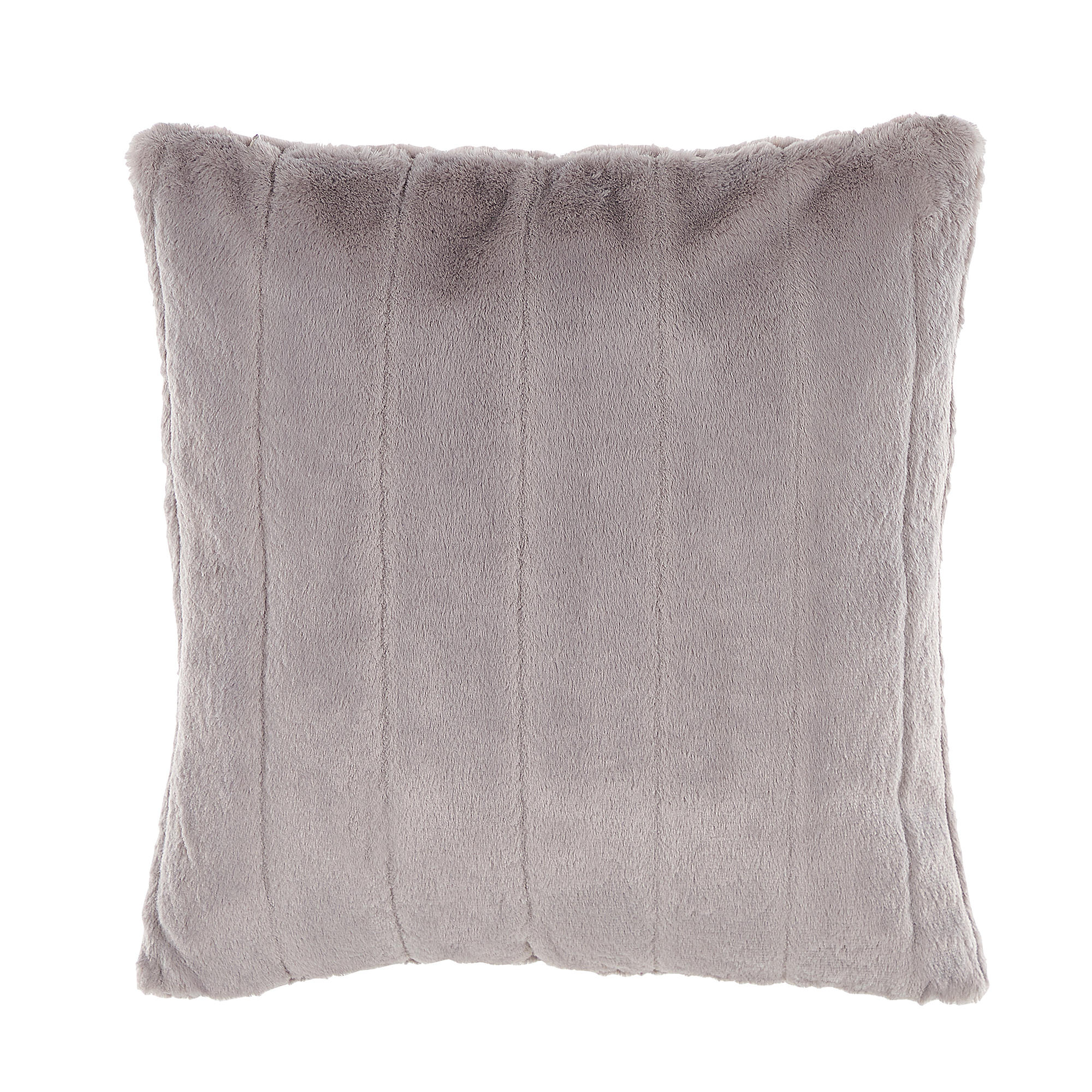 DEKOKISSEN 2er-Set Hellgrau 45/45 cm Pumila - Hellgrau, Textil (45/45cm) - Beliani
