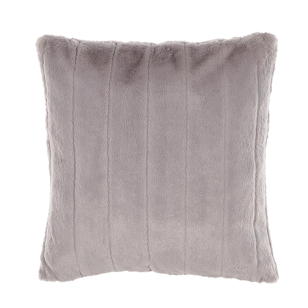 DEKOKISSEN 2er-Set Hellgrau 45/45 cm Pumila - Hellgrau, Textil (45/45cm) - Beliani