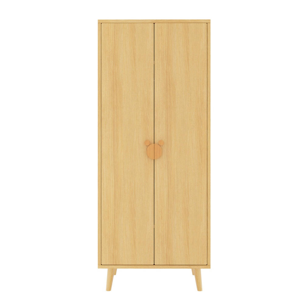 Delfa Kleiderschrank Natur 70x170x55 cm