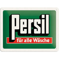 BLECHSCHILD 15/20 cm Persil Für alle Wäsche - Multicolor, Metall (20/15/0.5cm) - Nostalgic-Art