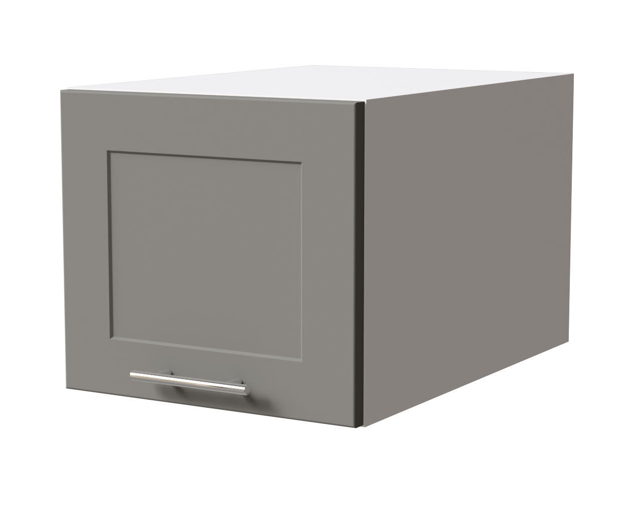 KÜCHENAUFSATZSCHRANK Oslo W6B/40 Weiß Matt / Dust Grey Matt 40 / 59 / 36cm - Weiß/Grau, Holz/Holzwerkstoff (40/36/59cm) - Feldmann-Wohnen