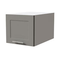 KÜCHENAUFSATZSCHRANK Oslo W6B/40 Weiß Matt / Dust Grey Matt 40 / 59 / 36cm - Weiß/Grau, Holz/Holzwerkstoff (40/36/59cm) - Feldmann-Wohnen