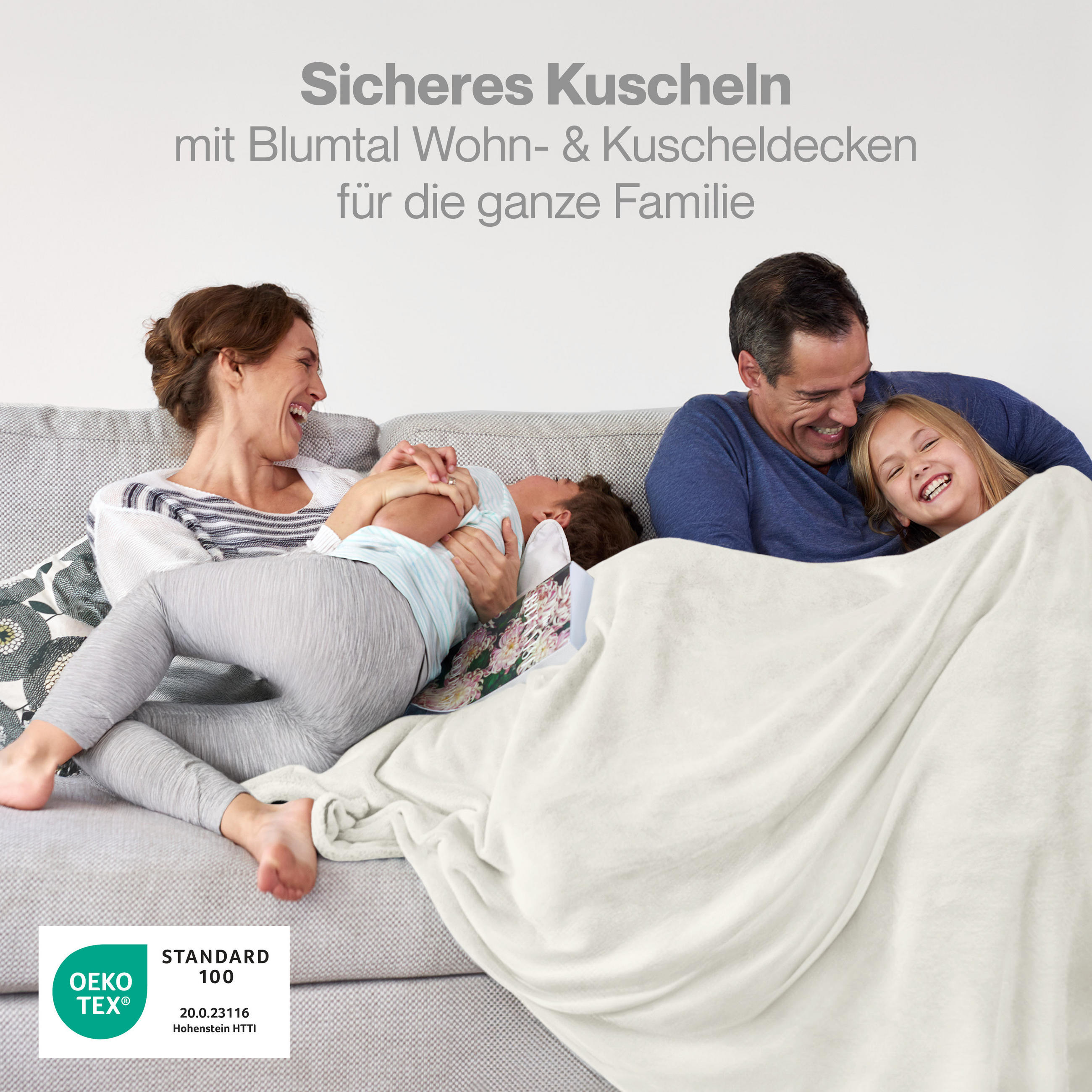 KUSCHELDECKE Anton 150/200 cm, Weiß - Weiß, Textil (150/200cm) - Blumtal