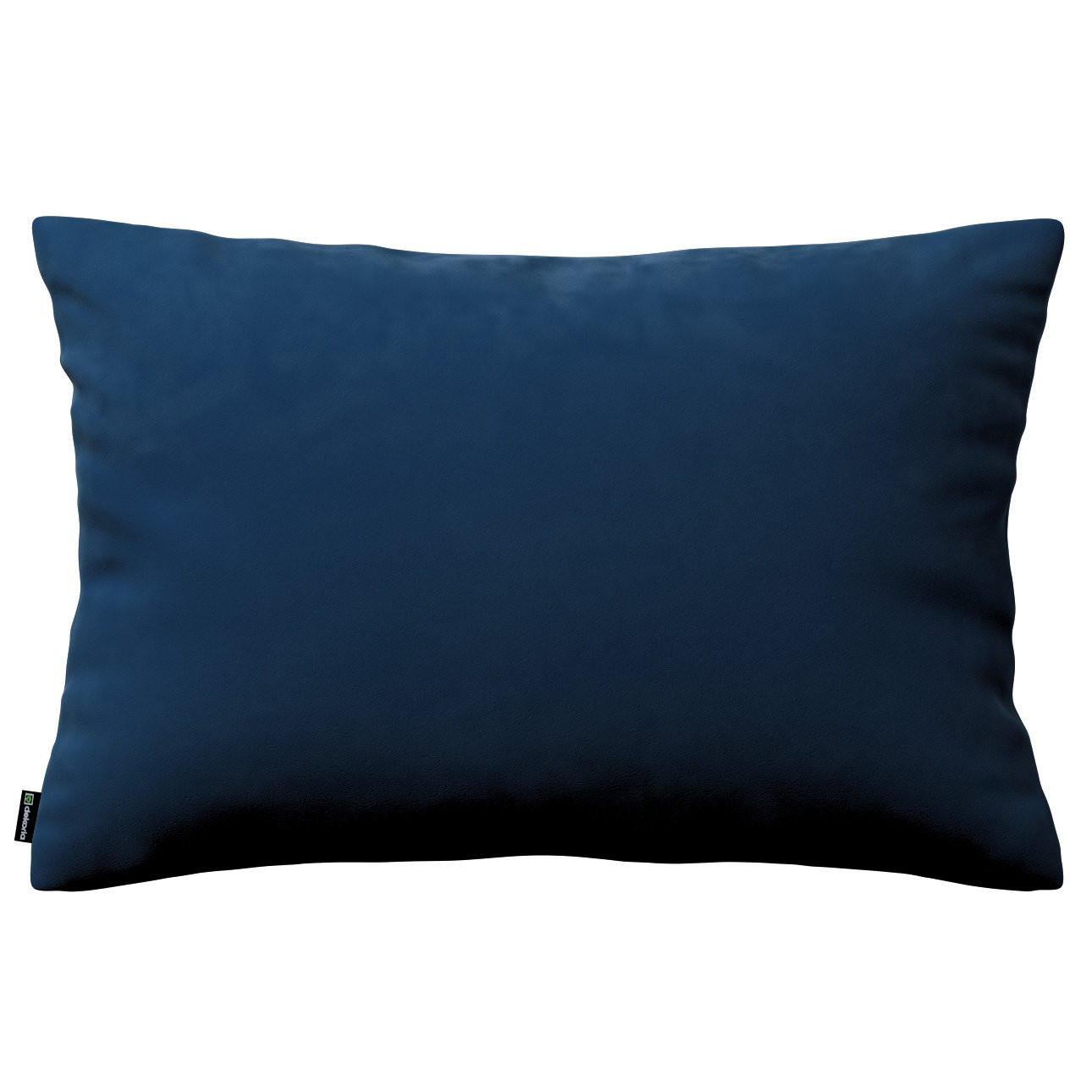 KISSENHÜLLE Velvet dunkelblau, 60x40cm - Blau, Textil (40/60cm) - Dekoria