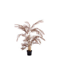 TOPF Palme Bronze 145/135/135 cm - Bronzefarben, Kunststoff (135cm) - Light & Living