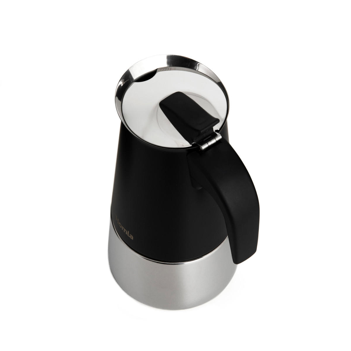 KAFFEEMASCHINE Astar Mokka schwarz - Schwarz, Metall (10/19/20cm) - Homla