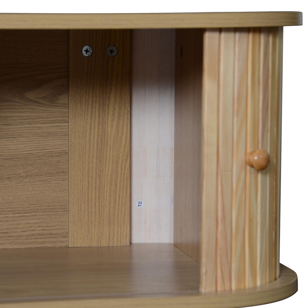 TV-LOWBOARD 170/39,5/46 cm mit Schiebetüren und Schubladen in Natur - Eichefarben, Holzwerkstoff (170/46/39.5cm) - BEAOK