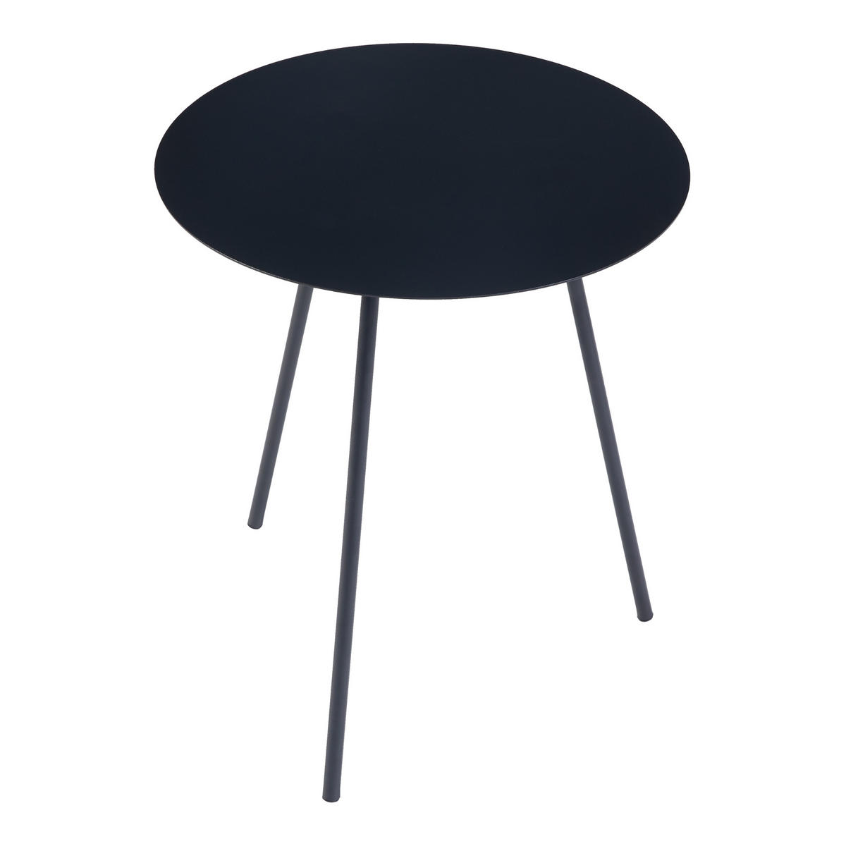 BEISTELLTISCH Sula - Schwarz, Metall (40/40/45cm) - [en.casa]