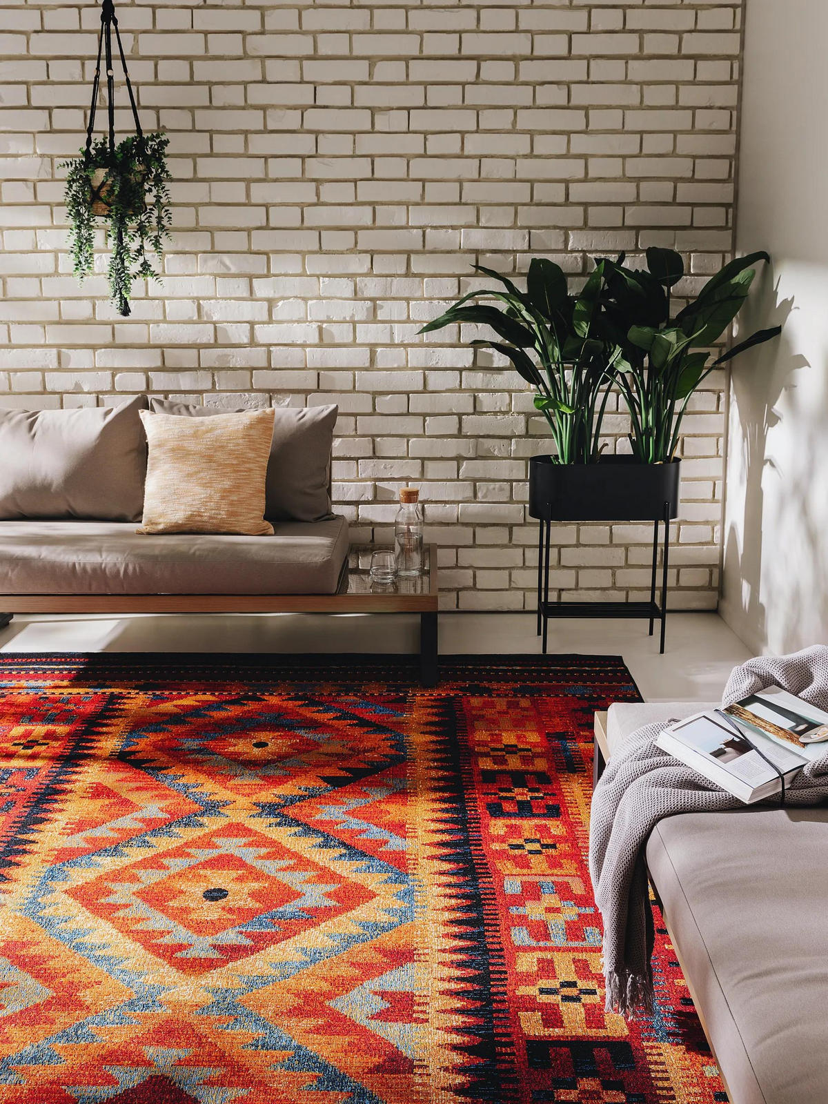 OUTDOORTEPPICH Artis Multicolor 80x165 cm - Multicolor, Kunststoff/Textil (80/165cm) - benuta Nest