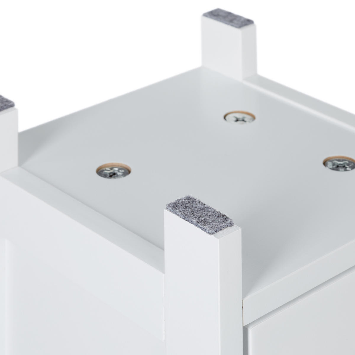 TOILETTENPAPIERHALTER - Weiß, Holzwerkstoff/Textil (18/71/20cm) - Relaxdays