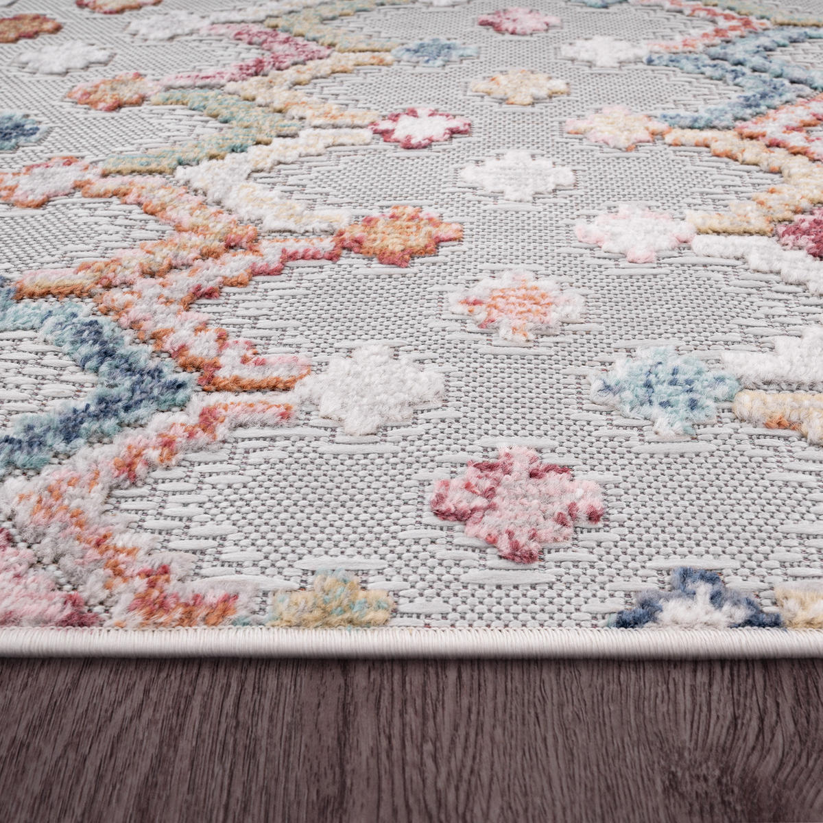 OUTDOORTEPPICH 120/160 cm Fusion 764 - Multicolor, Textil (120/160cm) - Paco Home