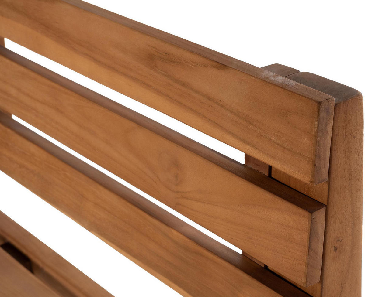 GARTENBANK 180/50 cm Holz teak - Teakfarben, Holz (180/85/50cm) - CLP