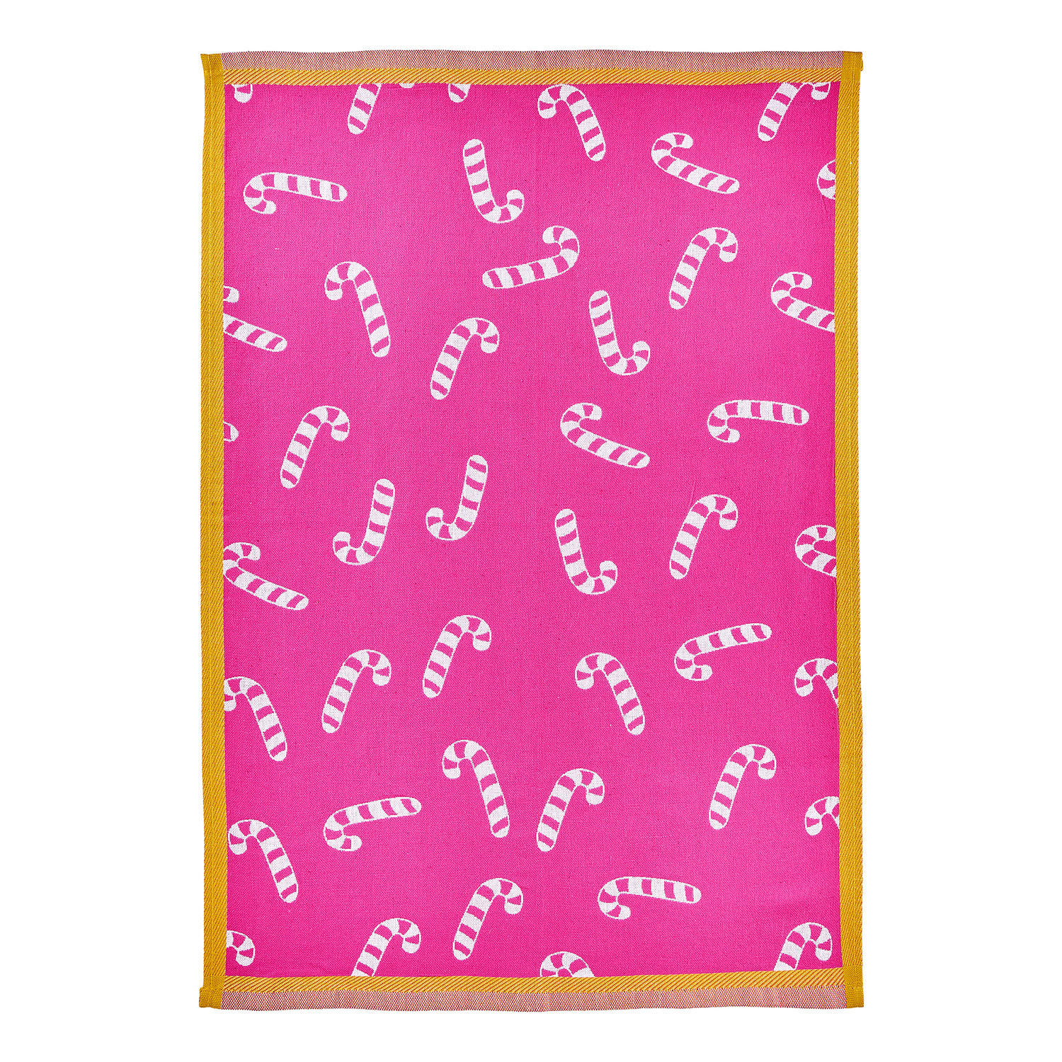 KÜCHENTUCH Sweet Xmas Candy Cane - Pink, Textil (50/67cm) - Butlers