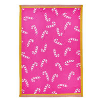 KÜCHENTUCH Sweet Xmas Candy Cane - Pink, Textil (50/67cm) - Butlers