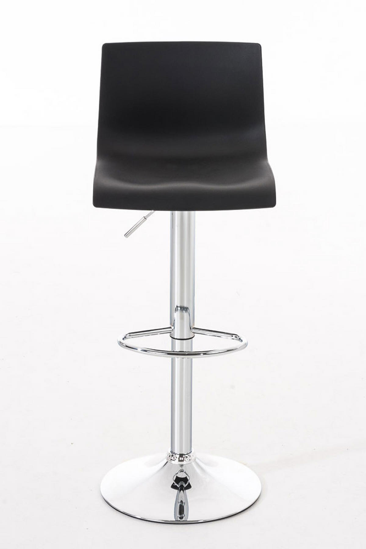 BARHOCKER BERLIN Schwarz Kunststoff - Schwarz, Kunststoff/Metall (39/84/36cm) - DELUKE