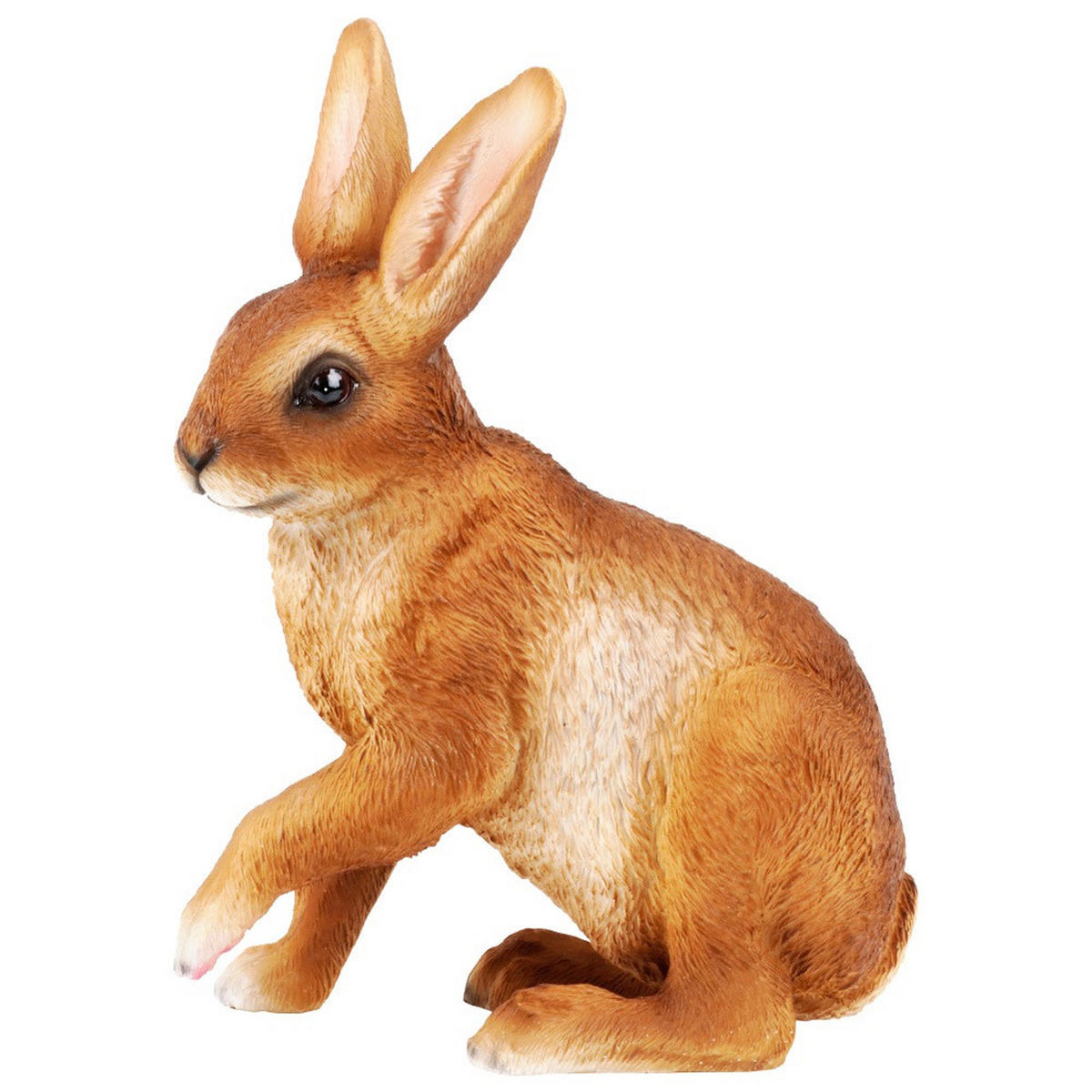 GARTENFIGUR Hase Kunststein 27,5 cm Mehrfarbig - Multicolor, Stein (21/27.5/11cm) - ProGarden
