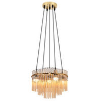 PENDELLEUCHTE Thomas 15/40/150 cm - Goldfarben, Glas (15/40/150cm) - ZMH