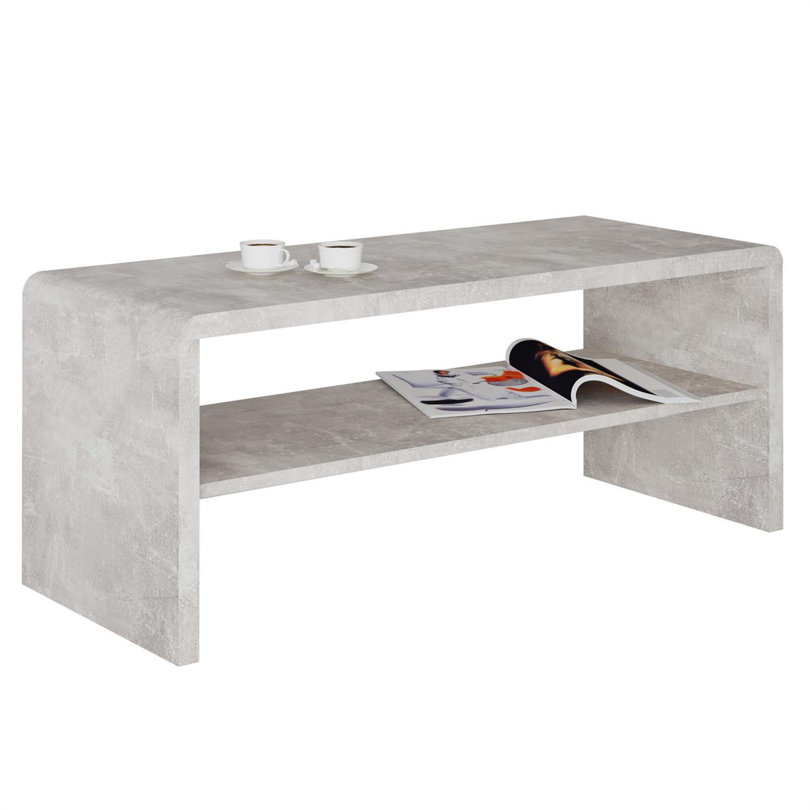 COUCHTISCH LENNI Betonoptik - Grau, Holzwerkstoff (40/100/40cm) - CARO-Möbel