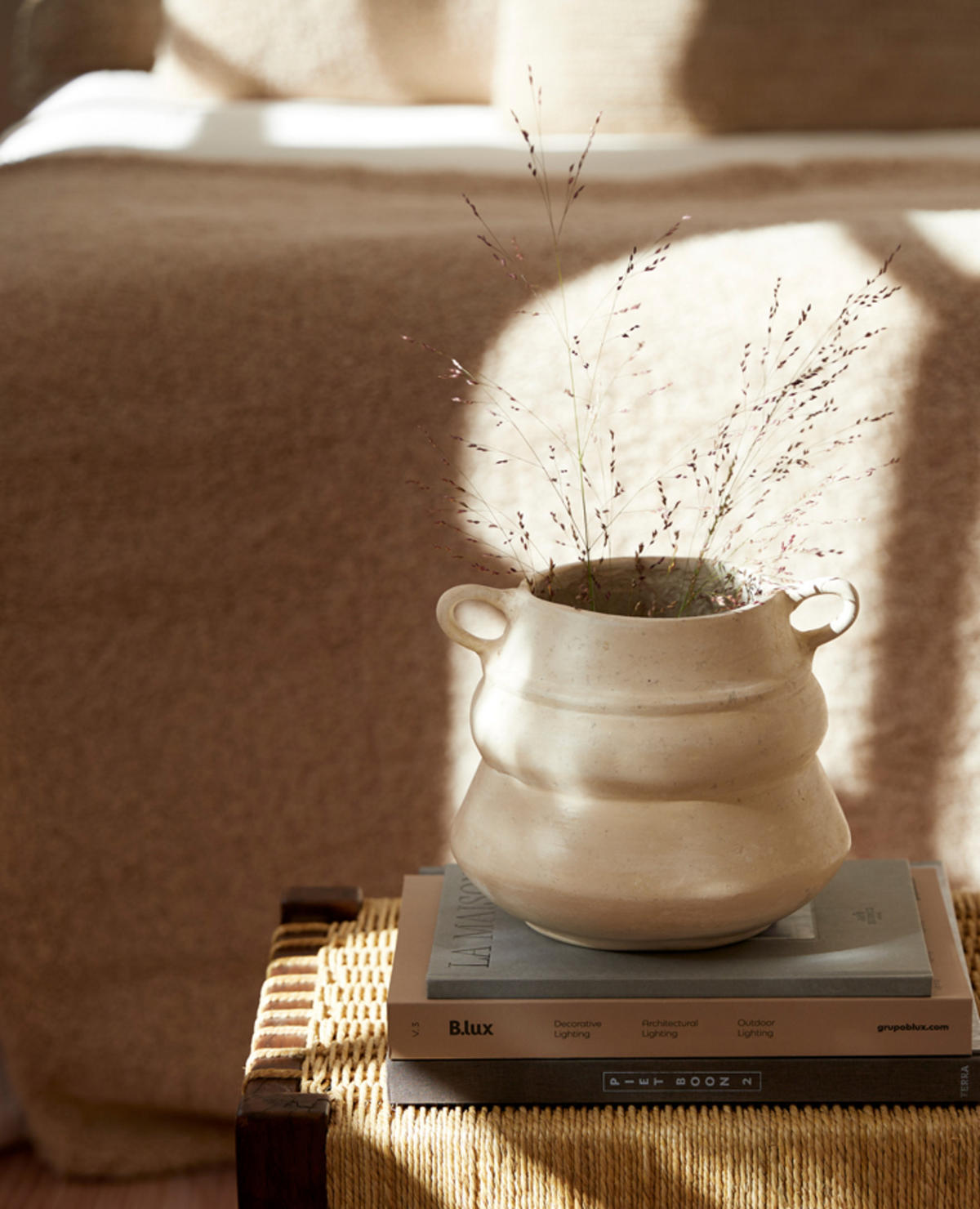 TOPF Tarifa Weiß Ø21,5/17,5 cm - Weiß, Papier (17.5cm) - Light & Living