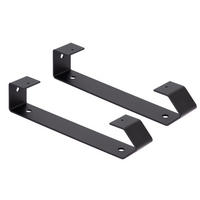 REGALTRÄGER als 2er Set Pia, Stahl in verschiedenen Trendfarben - Schwarz, Metall (4.5/6/20.5cm) - Alberts