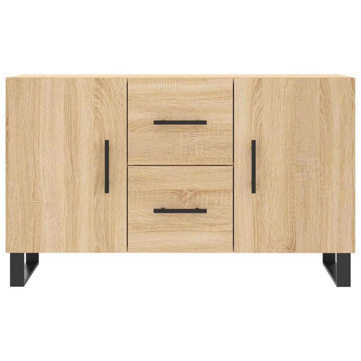SIDEBOARD Stanley 100/36/60 cm - Braun, Holzwerkstoff (100/60/36cm) - Nettlife